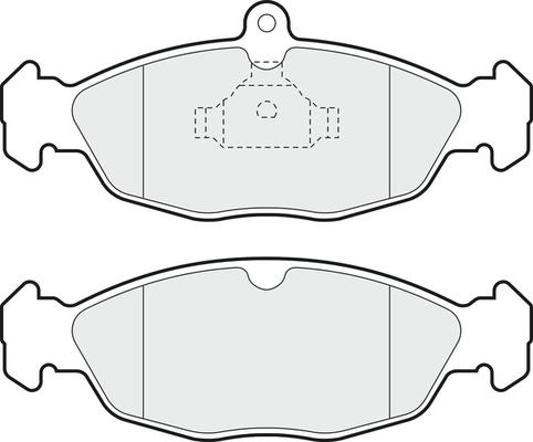 APEC PD4289 - Гальмівні колодки, дискові гальма autocars.com.ua