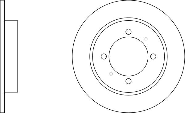 APEC SDK6006 - Гальмівний диск autocars.com.ua