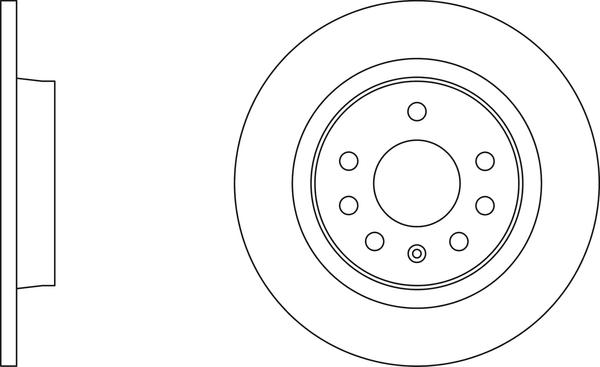 APEC SDK6008 - Гальмівний диск autocars.com.ua