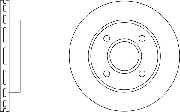 APEC SDK6009 - Гальмівний диск autocars.com.ua