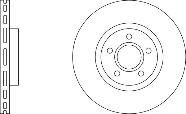 APEC SDK6012 - Гальмівний диск autocars.com.ua