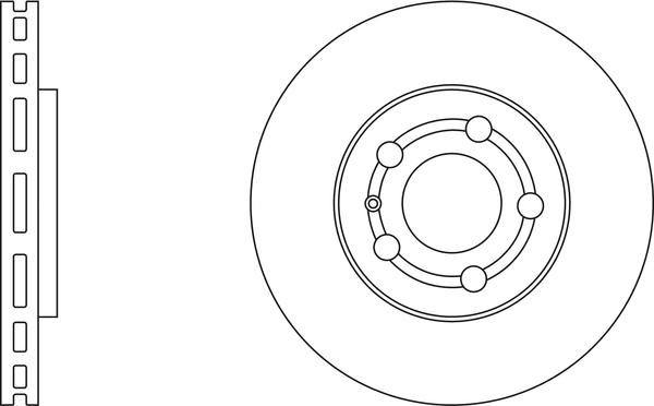 APEC SDK6019 - Гальмівний диск autocars.com.ua
