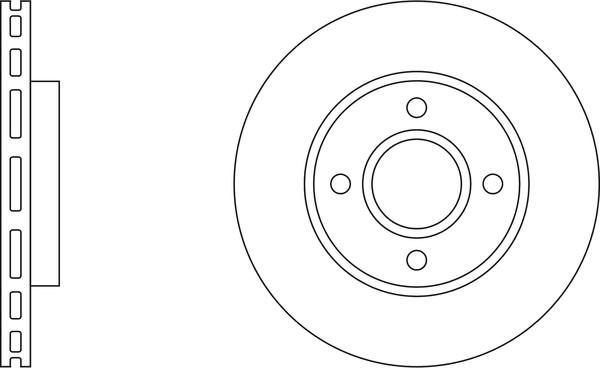 APEC SDK6027 - Гальмівний диск autocars.com.ua