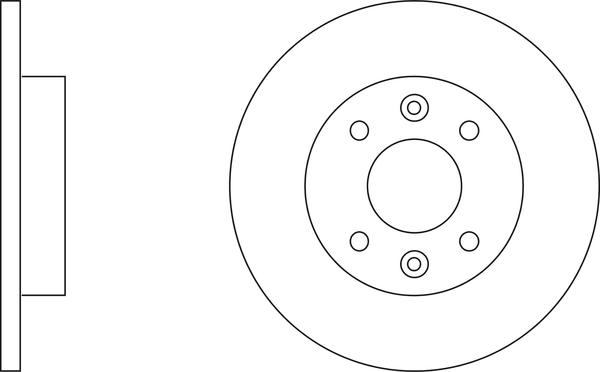 APEC SDK6033 - Гальмівний диск autocars.com.ua
