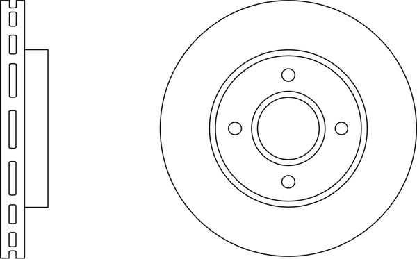 Optimal BS-2110 - Гальмівний диск autocars.com.ua