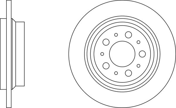 Pagid 8DD355107092 - Гальмівний диск autocars.com.ua