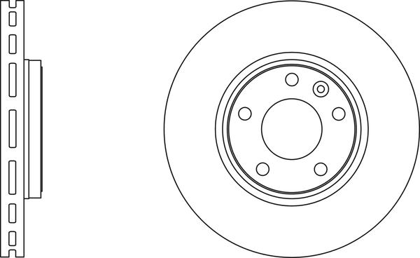APEC SDK6042 - Гальмівний диск autocars.com.ua