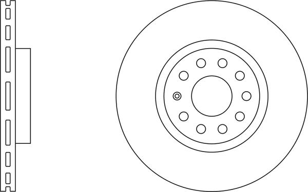 APEC SDK6045 - Гальмівний диск autocars.com.ua