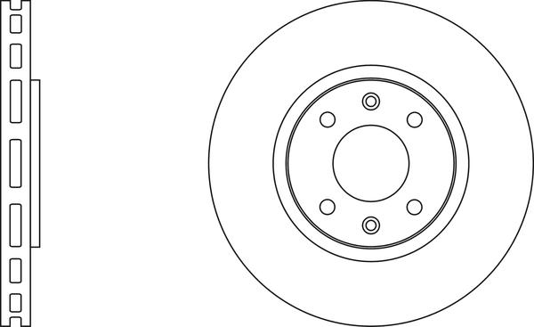 APEC SDK6063 - Гальмівний диск autocars.com.ua