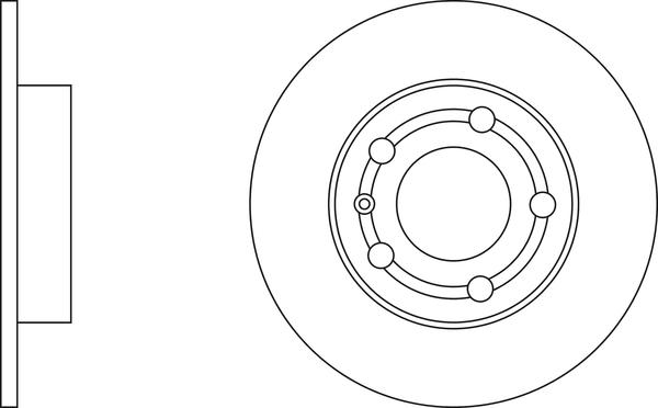 APEC SDK6064 - Гальмівний диск autocars.com.ua