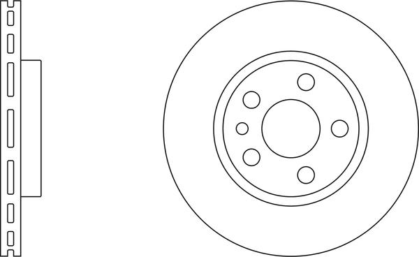 APEC SDK6073 - Гальмівний диск autocars.com.ua