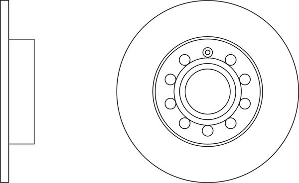 APEC SDK6078 - Гальмівний диск autocars.com.ua