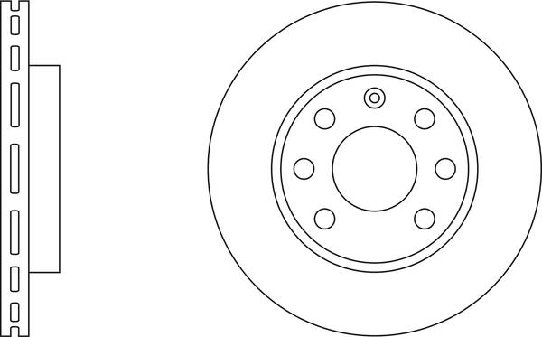 APEC SDK6081 - Гальмівний диск autocars.com.ua