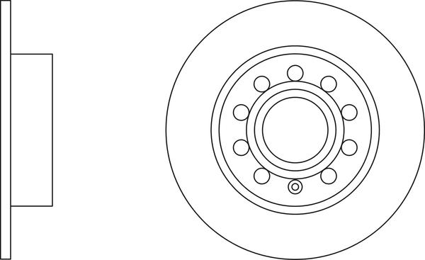 APEC SDK6087 - Гальмівний диск autocars.com.ua
