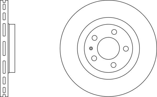 APEC SDK6089 - Гальмівний диск autocars.com.ua