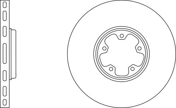APEC SDK6090 - Гальмівний диск autocars.com.ua
