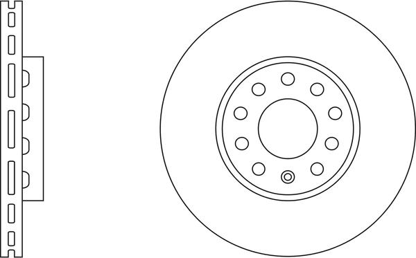 APEC SDK6091 - Гальмівний диск autocars.com.ua