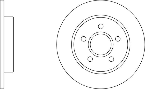 APEC SDK6119 - Гальмівний диск autocars.com.ua