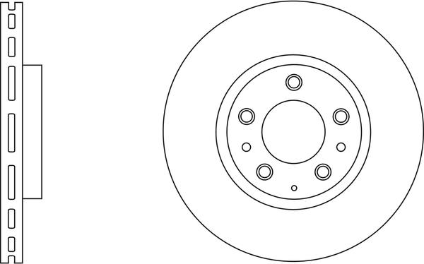 APEC SDK6123 - Гальмівний диск autocars.com.ua