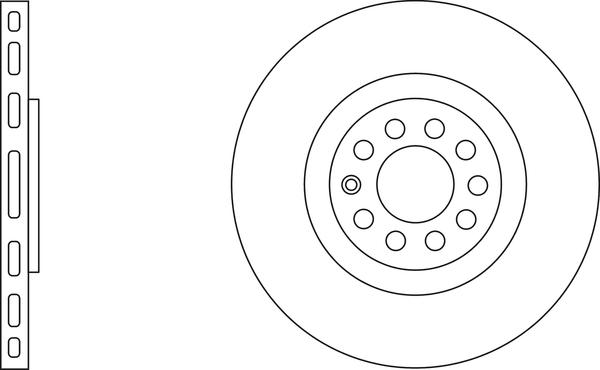 APEC SDK6151 - Гальмівний диск autocars.com.ua