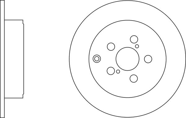 VAICO V70-40020 - Тормозной диск avtokuzovplus.com.ua