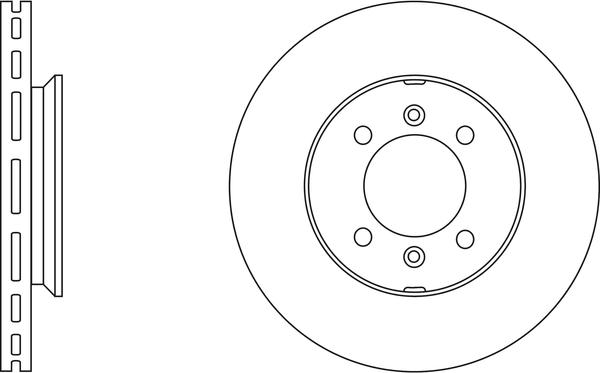 APEC SDK6168 - Гальмівний диск autocars.com.ua