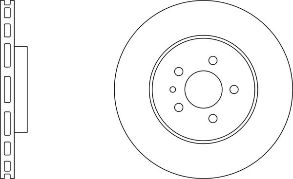 APEC SDK6172 - Гальмівний диск autocars.com.ua