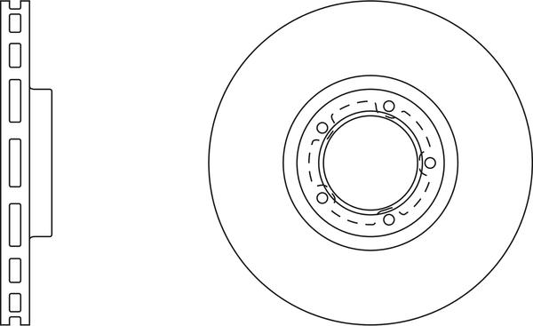 APEC SDK6191 - Гальмівний диск autocars.com.ua