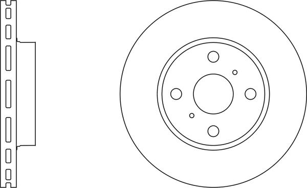 APEC SDK6196 - Гальмівний диск autocars.com.ua