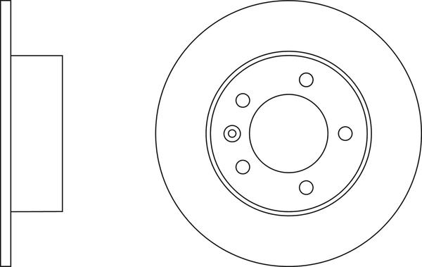 APEC SDK6208 - Гальмівний диск autocars.com.ua
