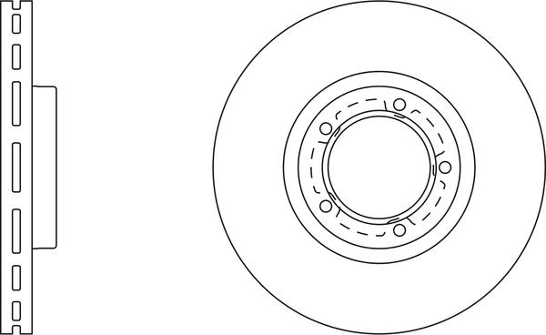 APEC SDK6212 - Гальмівний диск autocars.com.ua