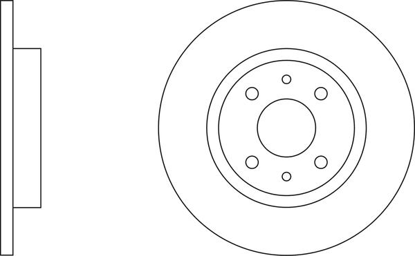 APEC SDK6216 - Гальмівний диск autocars.com.ua