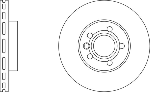 APEC SDK6217 - Гальмівний диск autocars.com.ua