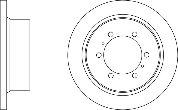 APEC SDK6227 - Гальмівний диск autocars.com.ua