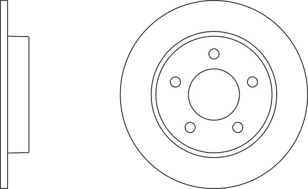 APEC SDK6229 - Гальмівний диск autocars.com.ua