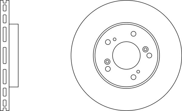 APEC SDK6237 - Гальмівний диск autocars.com.ua