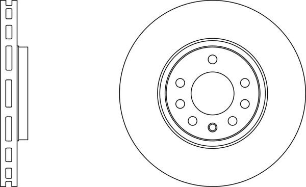 APEC SDK6255 - Гальмівний диск autocars.com.ua