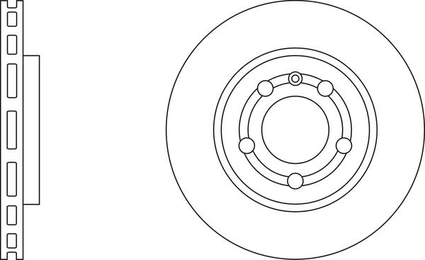 APEC SDK6259 - Гальмівний диск autocars.com.ua