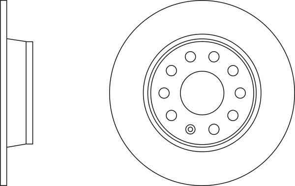 APEC SDK6275 - Гальмівний диск autocars.com.ua