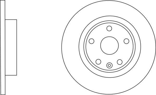 APEC SDK6283 - Гальмівний диск autocars.com.ua
