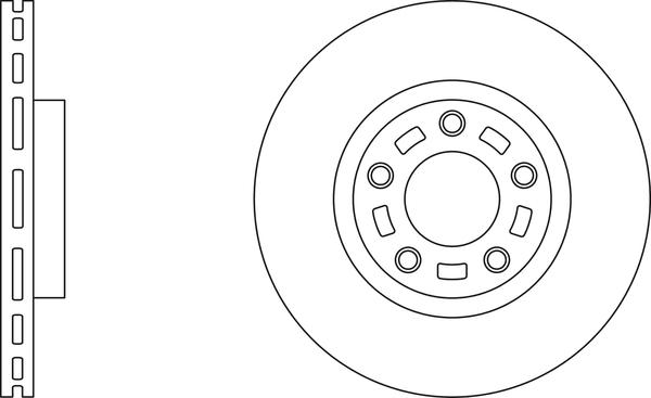 APEC SDK6287 - Гальмівний диск autocars.com.ua