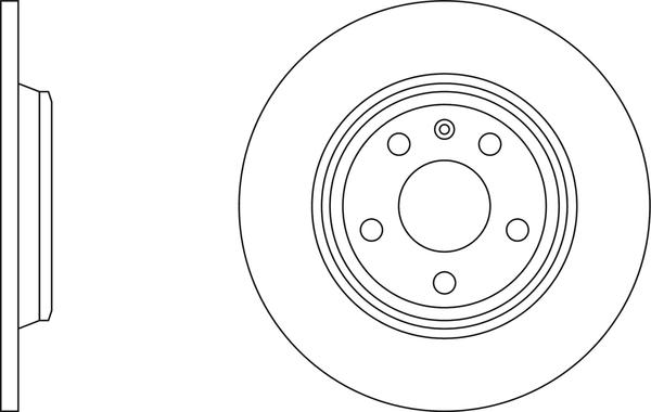 APEC SDK6298 - Гальмівний диск autocars.com.ua