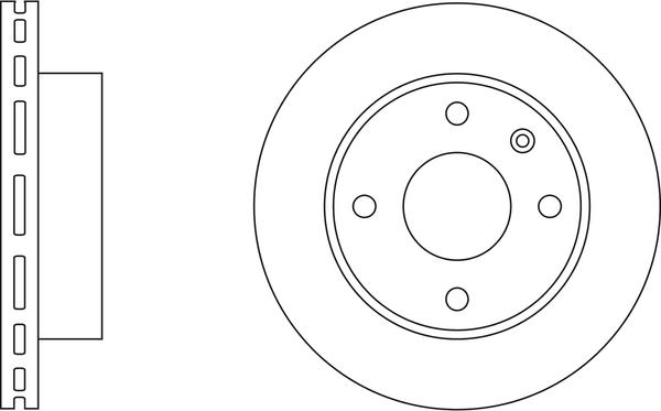 APEC SDK6312 - Гальмівний диск autocars.com.ua