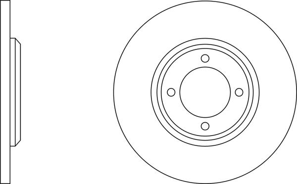 APEC SDK6314 - Гальмівний диск autocars.com.ua
