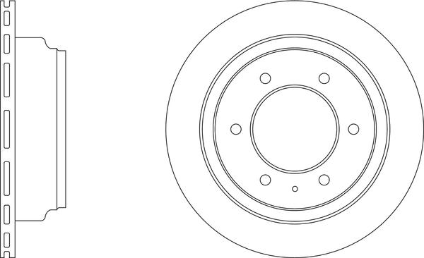 APEC SDK6316 - Гальмівний диск autocars.com.ua