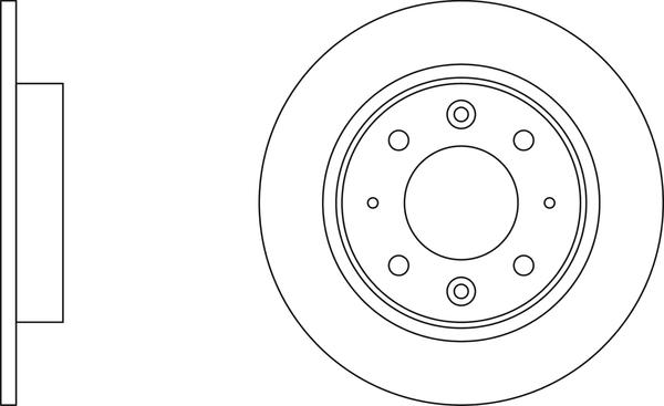 APEC SDK6336 - Гальмівний диск autocars.com.ua