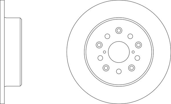 APEC SDK6350 - Гальмівний диск autocars.com.ua