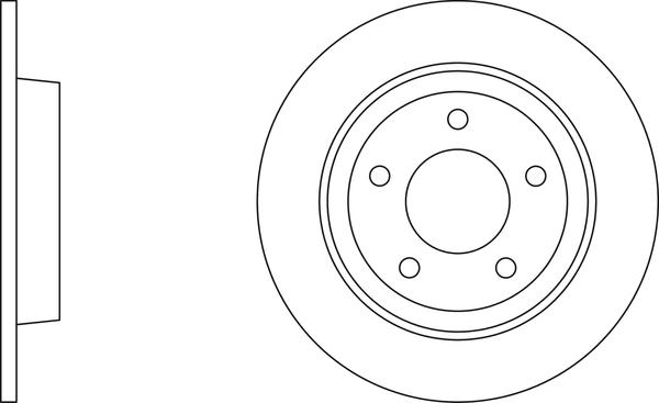 APEC SDK6373 - Гальмівний диск autocars.com.ua