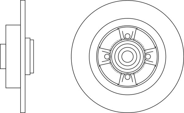APEC SDK6374 - Гальмівний диск autocars.com.ua