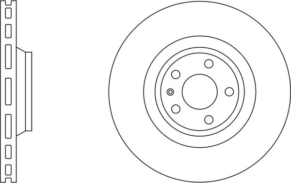 APEC SDK6384 - Гальмівний диск autocars.com.ua